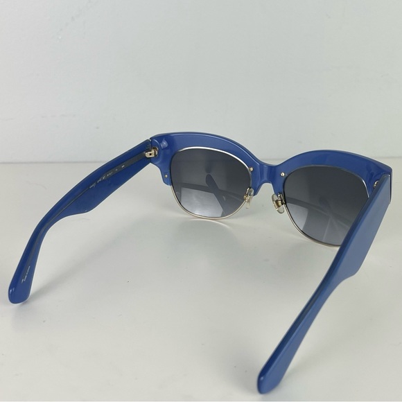 KATE SPADE BLUE CAT-EYE SUNGLASSES - Picture 10 of 14